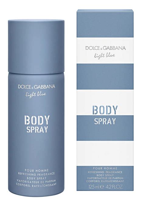 körperspray dolce gabbana|dolce gabbana body spray light blue.